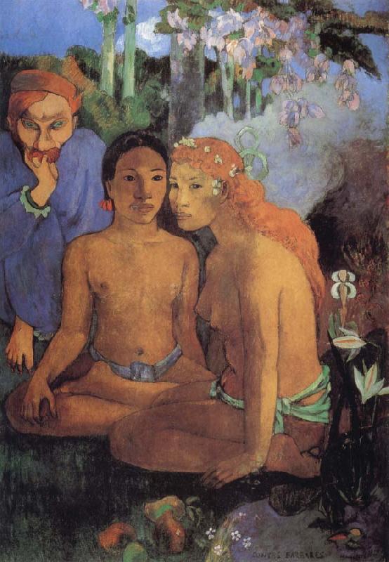 Paul Gauguin Contes barbares France oil painting art
